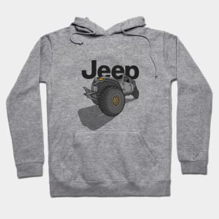 Jeep Design - Grey Hoodie